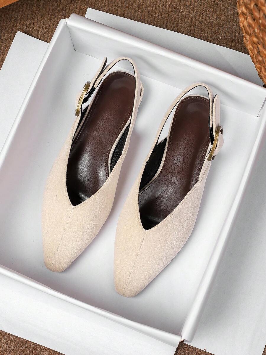 Women's square toe flat loafers featuring a classic low vamp slip-on design with soft PU leather upper and flexible walking sole.