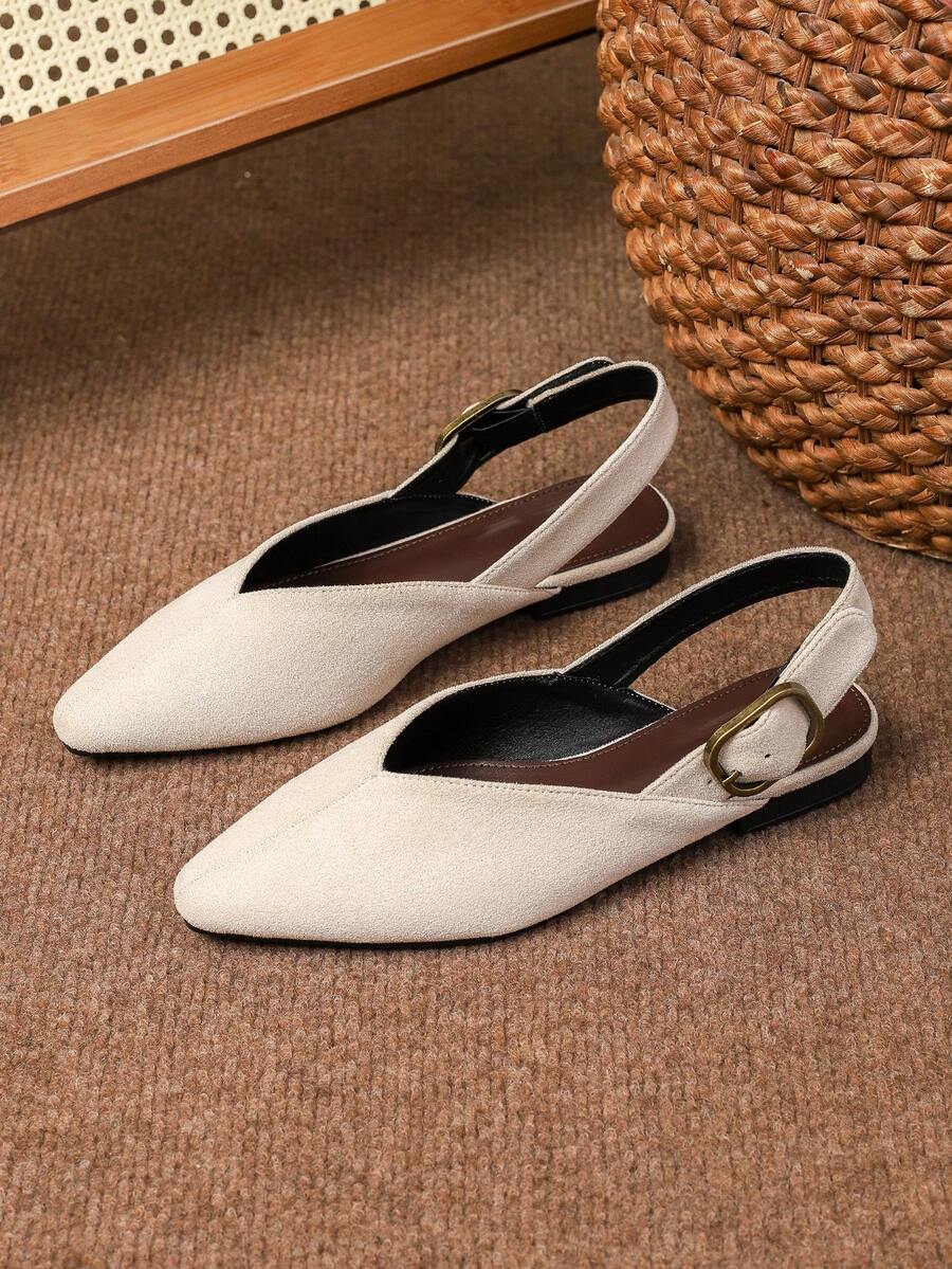 Women's square toe flat loafers featuring a classic low vamp slip-on design with soft PU leather upper and flexible walking sole.