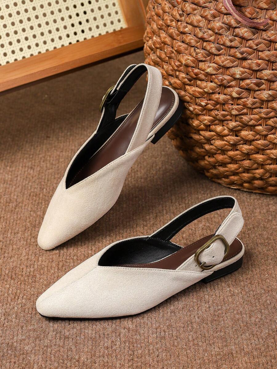 Women's square toe flat loafers featuring a classic low vamp slip-on design with soft PU leather upper and flexible walking sole.