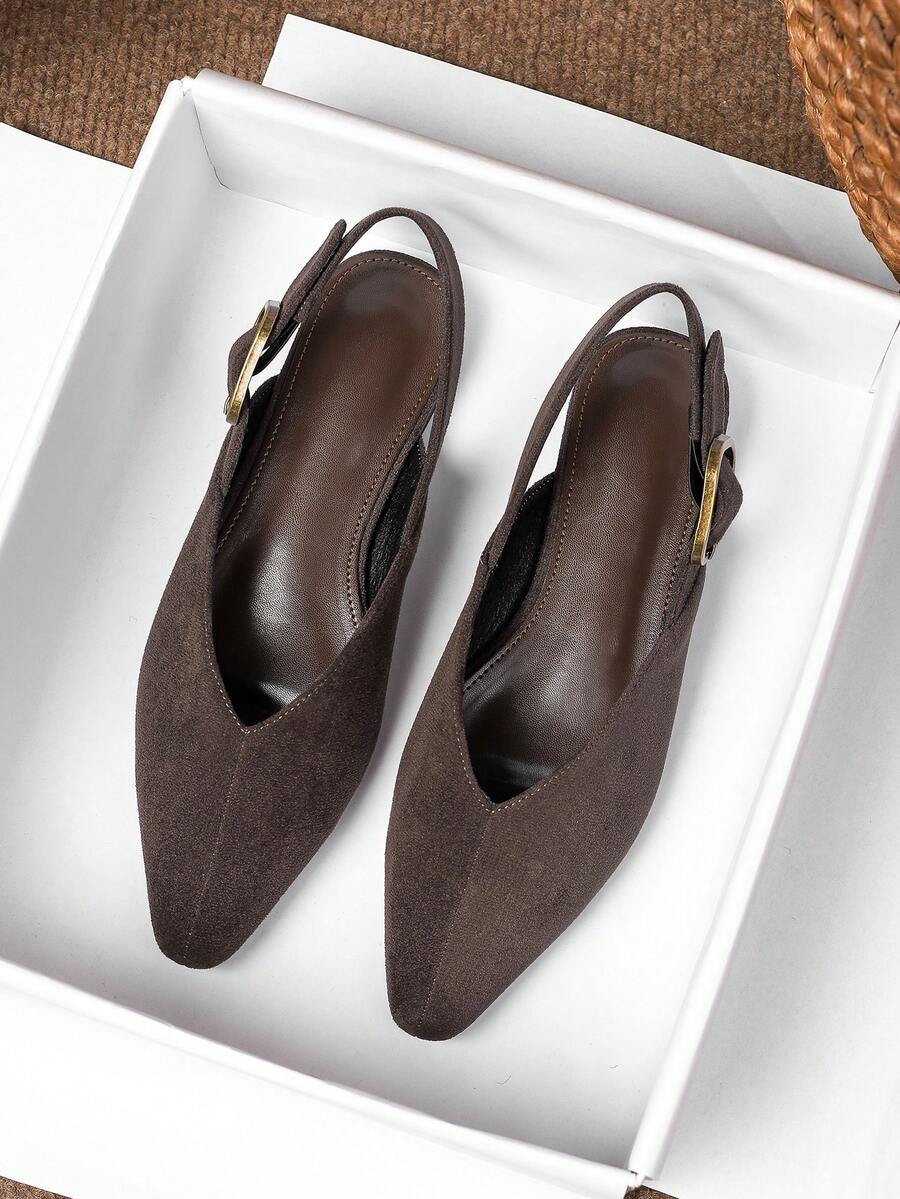 Women's square toe flat loafers featuring a classic low vamp slip-on design with soft PU leather upper and flexible walking sole.