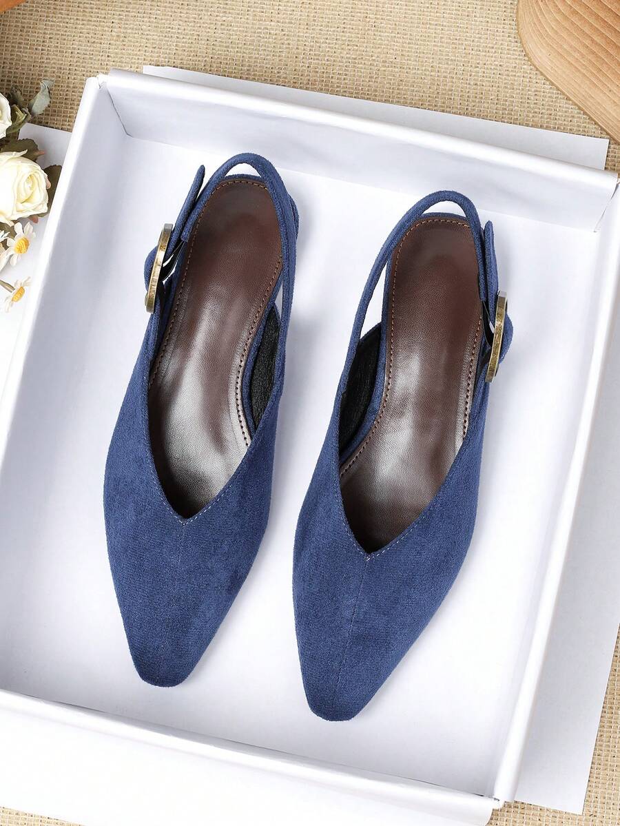 Women's square toe flat loafers featuring a classic low vamp slip-on design with soft PU leather upper and flexible walking sole.