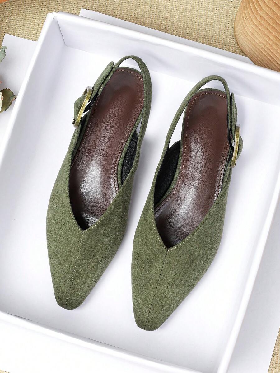 Women's square toe flat loafers featuring a classic low vamp slip-on design with soft PU leather upper and flexible walking sole.
