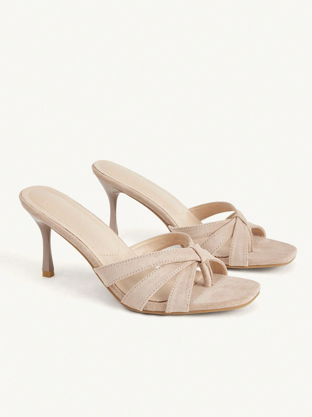 Square toe gold metallic heel sandals for women featuring open toe, crossover slingback strap, and stiletto mid heel for weddings and parties.