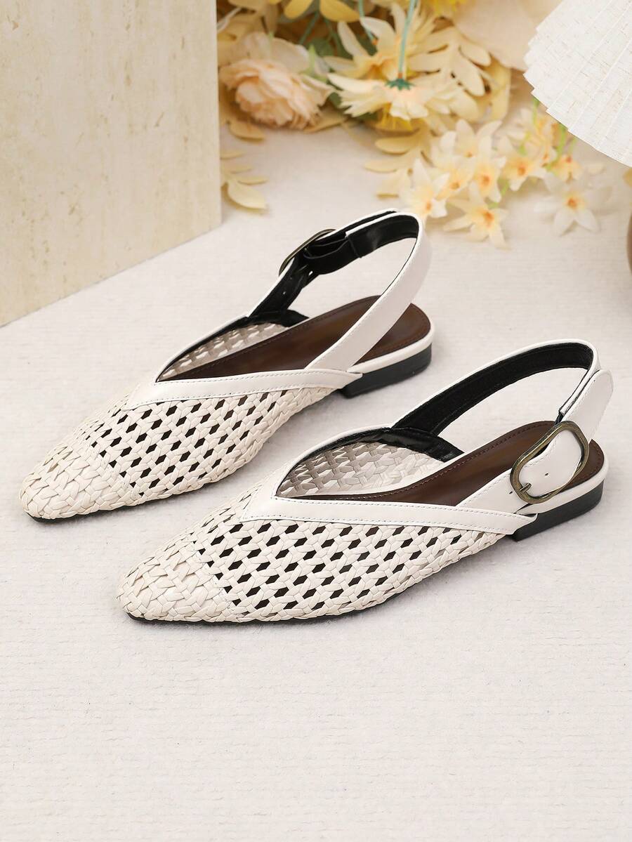 Women's square toe flat loafers featuring a classic low vamp slip-on design with soft PU leather upper and flexible walking sole.