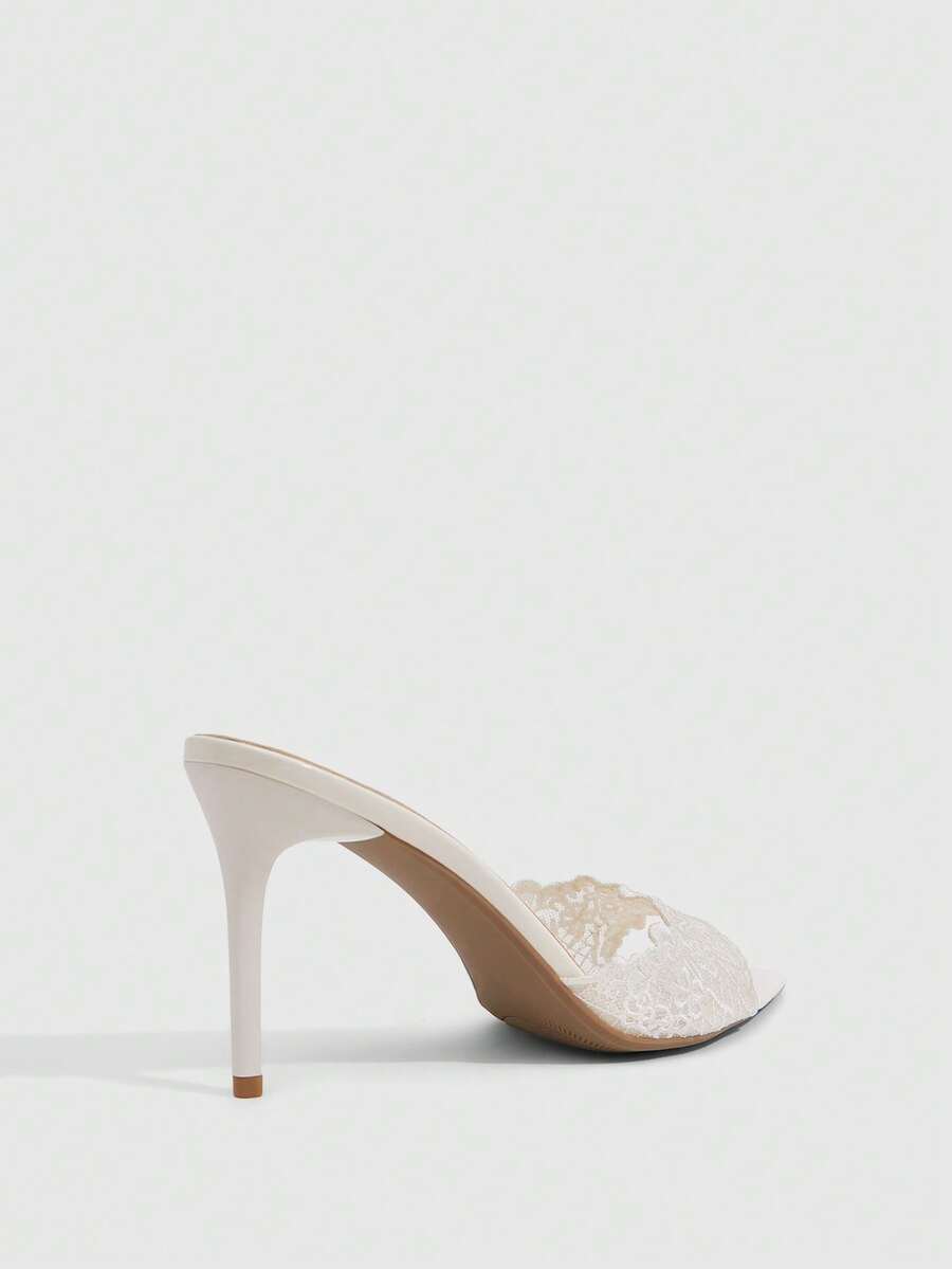 Pointed toe rhinestone high heel party sandals for women with stiletto heel and satin upper