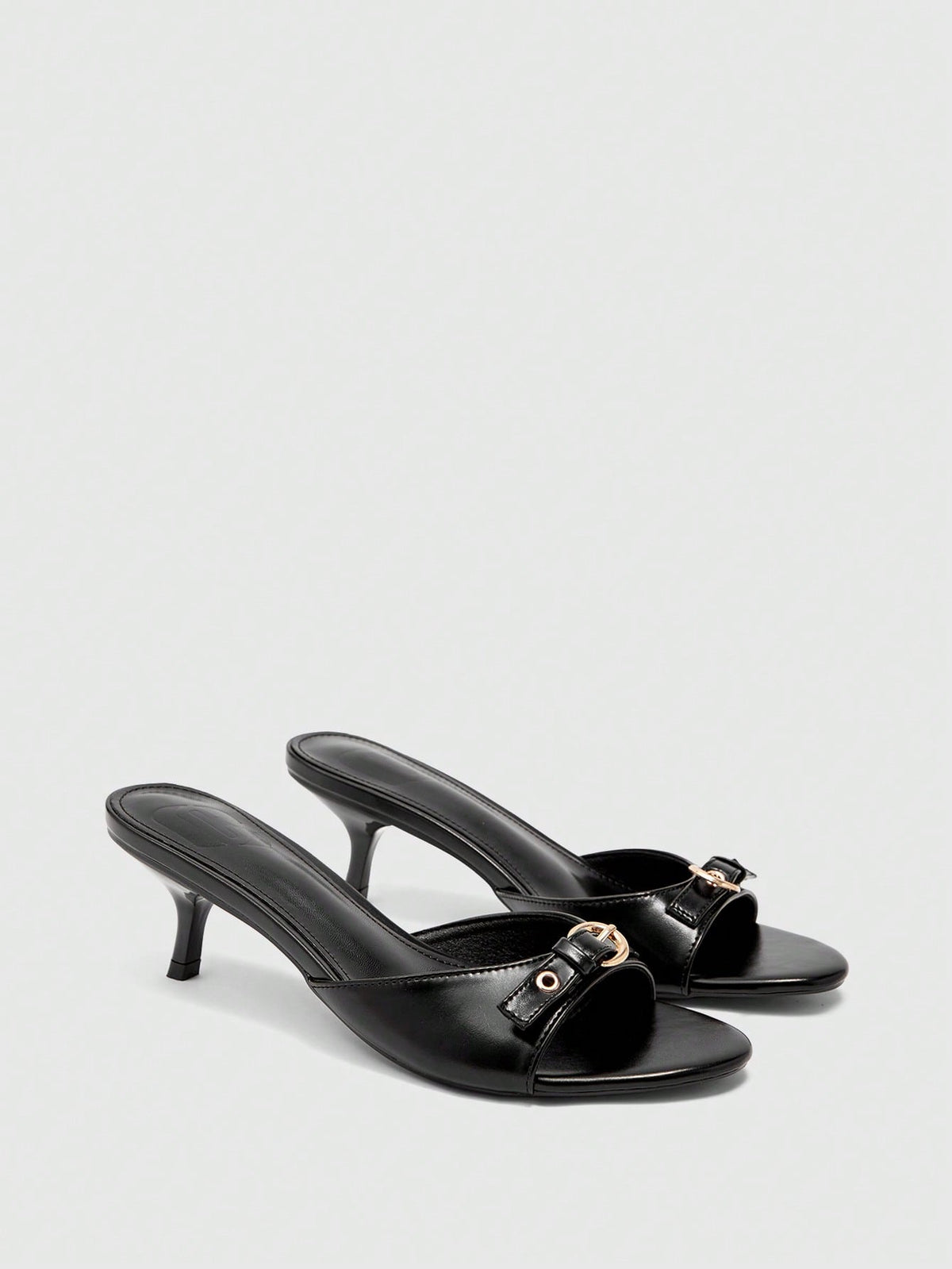 Women's elegant square toe stiletto high heel sandals featuring an open toe and sleek slingback strap