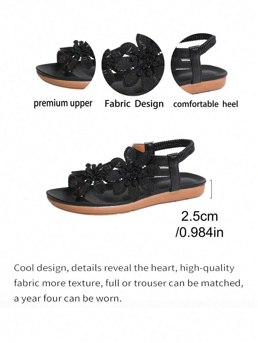 Women's lace-up flat slip-on sandals with round toe and hollow-out PU leather straps for beach and daily wear.