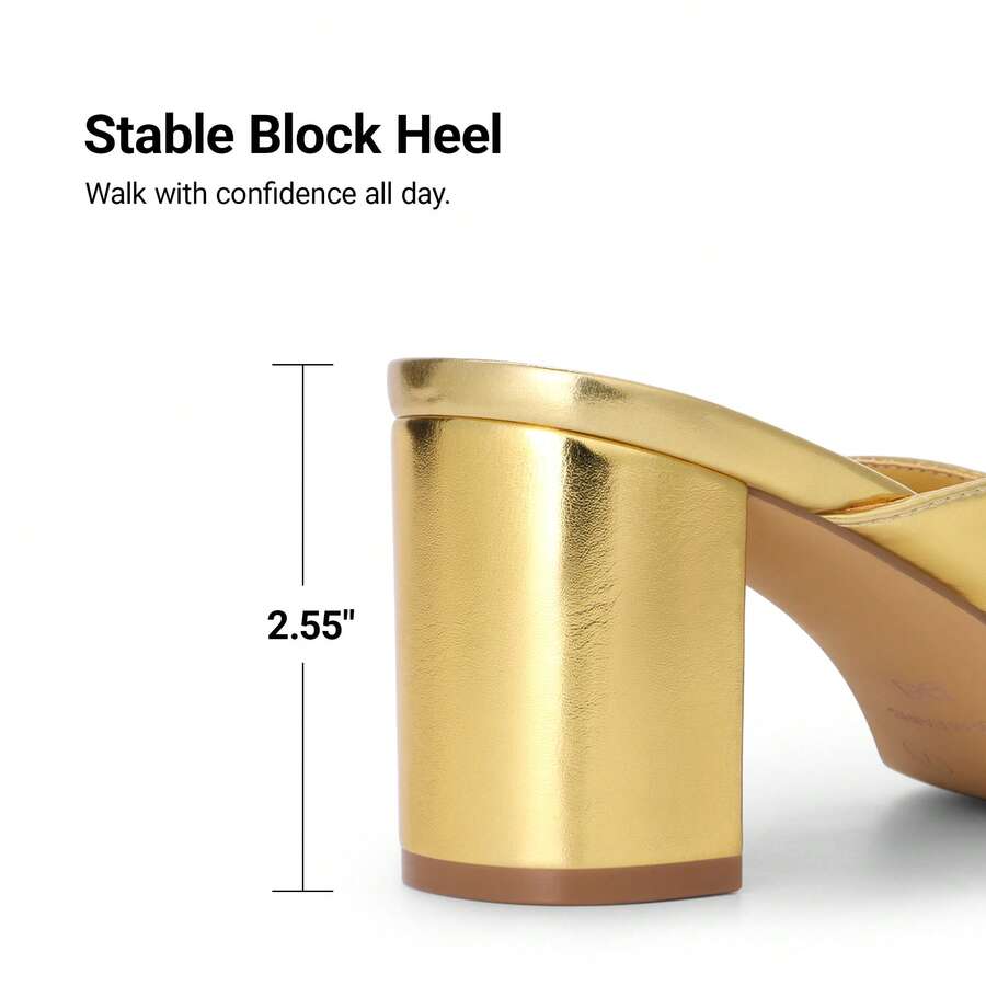 Women's chunky low heel thong sandals featuring a square open toe and slip-on flip-flop strap design